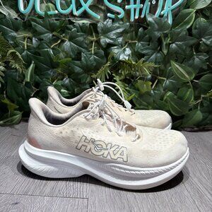 Hoka One One Mach 6 Womens Sneakers Eggnog/Vanilla US 9.5 D